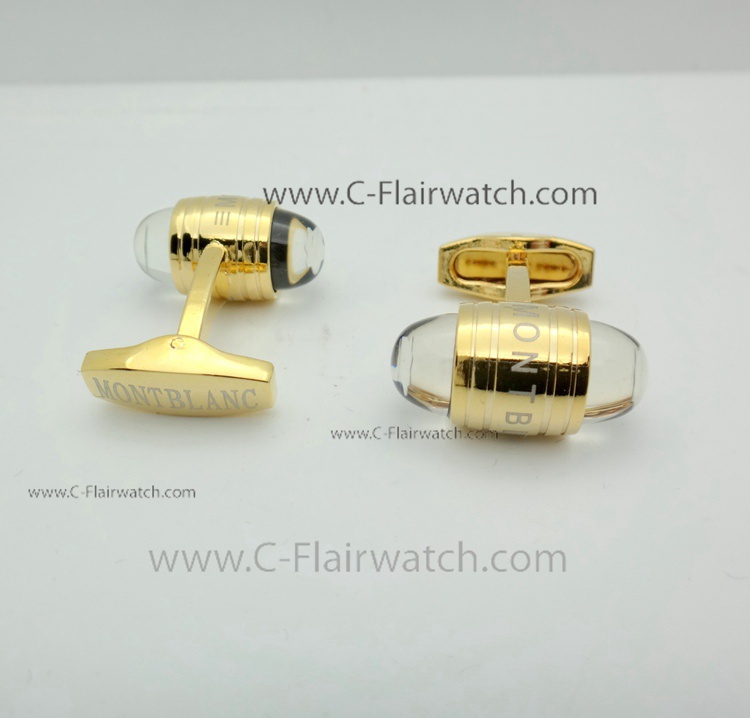 High Quality Montblanc Urban Walker Cufflinks Yellow Gold